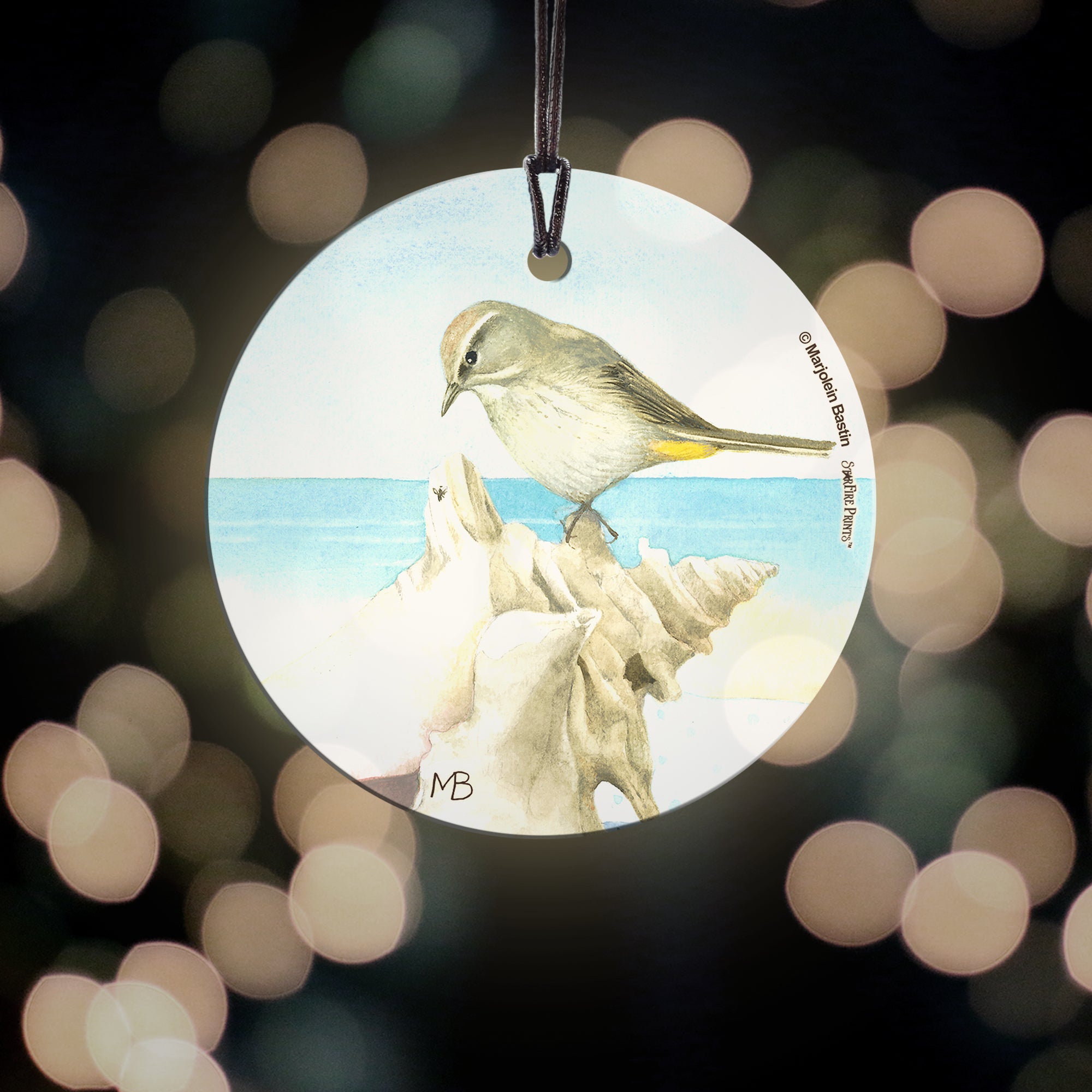 Marjolein Bastin (Bird and Shell) StarFire Prints™ Hanging Glass Print SPCIR677